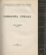 Farmacopea ufficiale 1950 usato  Italia