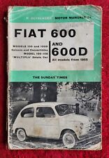 Fiat 600 600d for sale  KILMARNOCK