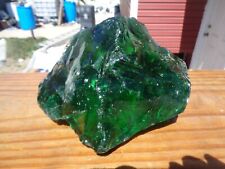 Glass Rock Slag Pretty Clear Green 3.8 lbs MM14 Rocks Landscape Aquarium, used for sale  Shipping to South Africa