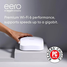 Used, NEW eero Pro 6 Tri-Band WiFi AX4200 Mesh Wi-Fi GigaBit Router (1 PACK) for sale  Shipping to South Africa