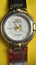 Relógio feminino INVICTA prata dourada resistente à água caixa original, usado comprar usado  Enviando para Brazil