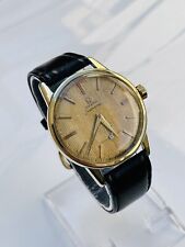 1961 Omega Seamaster 30 Ref. Relógio folheado a ouro 18k com mostrador de linho original 14389 comprar usado  Enviando para Brazil