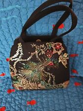 Peacock purse embroiderd for sale  Riverside