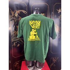 Camiseta masculina vintage L verde caiaque Vert Gordon caiaque francês década de 1990, usado comprar usado  Enviando para Brazil