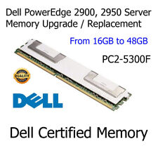 Atualização de memória de servidor 16GB a 48GB DDR2 PC2-5300F para Dell PowerEdge 2900, 2950, usado comprar usado  Enviando para Brazil