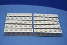 LEGO 10 x Lochstein Lochbalken weiß White Technic Brick 1x6 with Holes 3894 comprar usado  Enviando para Brazil