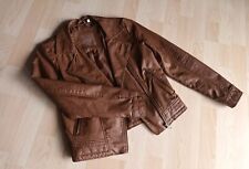 Lederjacke braun coole gebraucht kaufen  Büchenbach