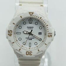 Relógio Casio Feminino Quartzo Branco Resistente à Água 100M 33mm LRW 200H Nova Bateria, usado comprar usado  Enviando para Brazil