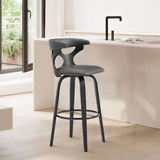 gray leather stool for sale  USA