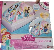 Barraca infantil Disney Princess 2 em 1 estrutura de casa de brincar nova comprar usado  Enviando para Brazil
