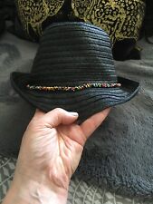 Black summer hat for sale  ALTRINCHAM