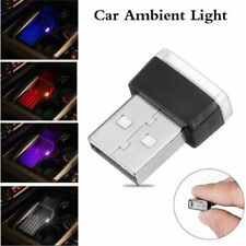 1X Mini USB LED luz interior de carro neon atmosfera lâmpada ambiente acessórios, usado comprar usado  Enviando para Brazil