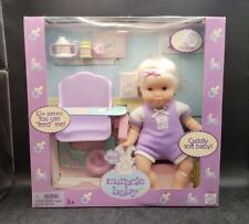 2002 Mattel Mini Miracle Baby Doll Feeding Time Play Set Celeiro Encontre Leitura Suja comprar usado  Enviando para Brazil