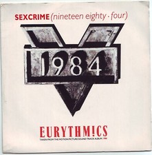 Eurythmics sexcrime vinyl for sale  Ireland