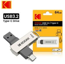 Chiavetta Kodak USB-A 3.2 Tipo C 64 GB Dual / Pendrive flash drive memory stick segunda mano  Embacar hacia Argentina
