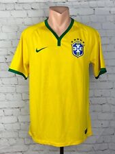 Camiseta de fútbol fútbol FC Brasil Brasil Hogar 2014/2015 Nike Camiseta Amarilla Hombres M, usado segunda mano  Embacar hacia Mexico