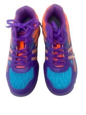 Lefus Tennis Badminton Court Shoes Purple Orange Turquoise Size 7 NEW for sale  Shipping to South Africa