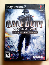 Call of Duty World at War Final Fronts PlayStation 2 (PS2) NTSC-U/C comprar usado  Enviando para Brazil