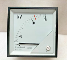 Voltímetro analógico FRER F96EVX AC 15 KV, 96X96, 90° comprar usado  Enviando para Brazil