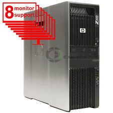 Trading 8 Monitor PC HP Z600 Workstation 8 Core 2x E5506 2.13Ghz 8GB 1TB  Win10, brukt til salgs  Frakt til Norway