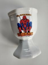 1981 The Amazing Spiderman Egg Cup - Superheroes Marvel Vintage Retro 80s for sale  Shipping to South Africa