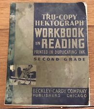 Used, Vintage Hectograph Duplicating Reading Workbook Canfield One Room School 1935 for sale  Shipping to South Africa