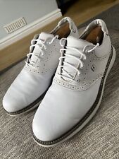 Footjoy Traditions Mens Spiked Golf Shoes 57903k White Size UK 10.5, used for sale  Shipping to South Africa