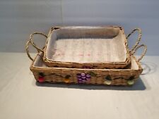 Set woven wicker for sale  Cleveland
