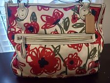 Bolsa de ombro COACH POPPY floral Hallie E/W glam tote com LADY B, usado comprar usado  Enviando para Brazil