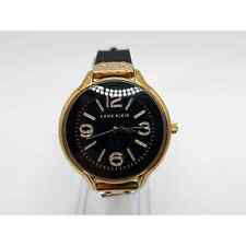 Anne Klein Watch Women New Battery Black/Gold Tone 37mm Black Dial, used for sale  Shipping to South Africa