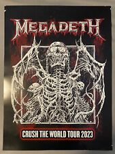 Megadeth 2023 crush for sale  Westland