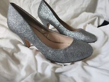wide fit silver shoes for sale  RAMSGATE