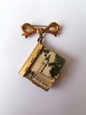 Broche de lembrança vintage Londres miniatura livro de fotos década de 1950 novidade retrô arco gota comprar usado  Enviando para Brazil