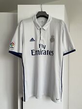 REAL MADRID 2016 2017 HOME SOCCER JERSEY FOOTBALL SHIRT ADIDAS Sz XL S94992, used for sale  Shipping to South Africa