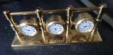 Brass time zone for sale  Shipping to Ireland