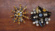 Vintage brooches amber for sale  BIDEFORD