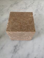 Cubo marmo travertino usato  Carrara