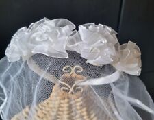 White organza floral for sale  ROCHFORD