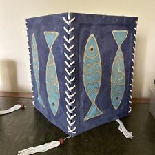 Batik style lampshade for sale  IPSWICH