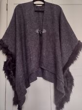 Tweed effect poncho for sale  WOLVERHAMPTON