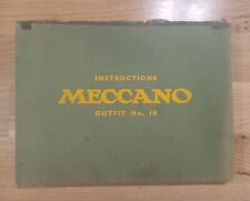 Vintage meccano instructions for sale  CRICCIETH