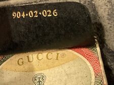 Vintage gucci leather for sale  CROWBOROUGH