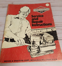 Manual de instrucciones originales de servicio y reparación de Briggs & Stratton #270962 EE. UU. segunda mano  Embacar hacia Mexico