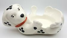 Dog Dalmatian Plant Pot Stand White Black Spots Ceramic from Mexico 12.25" L for sale  Shipping to South Africa