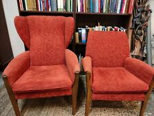 pair retro armchairs for sale  LEEDS