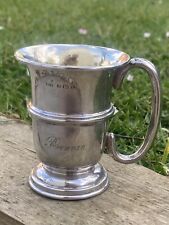 Silver christening mug for sale  CHIPPENHAM