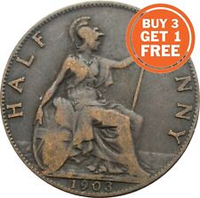 HALF PENNY EDWARD VII COIN CHOICE OF YEAR 1902 TO 1910 for sale  Shipping to South Africa