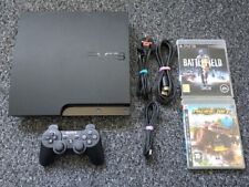 Smukła konsola Sony PS3 PlayStation 3 320GB z kontrolerem bezprzewodowym i 2x grami na sprzedaż  Wysyłka do Poland