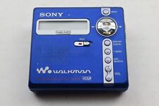 Usado, Sony MZ-N707 MiniDisc Portátil MD Reproductor Walkman Grabadora Tipo-R Funciona Azul segunda mano  Embacar hacia Argentina