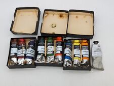 10 Vintage Permanent Pigments Oil Color Paints Lot Weber Malfa for sale  Shipping to South Africa